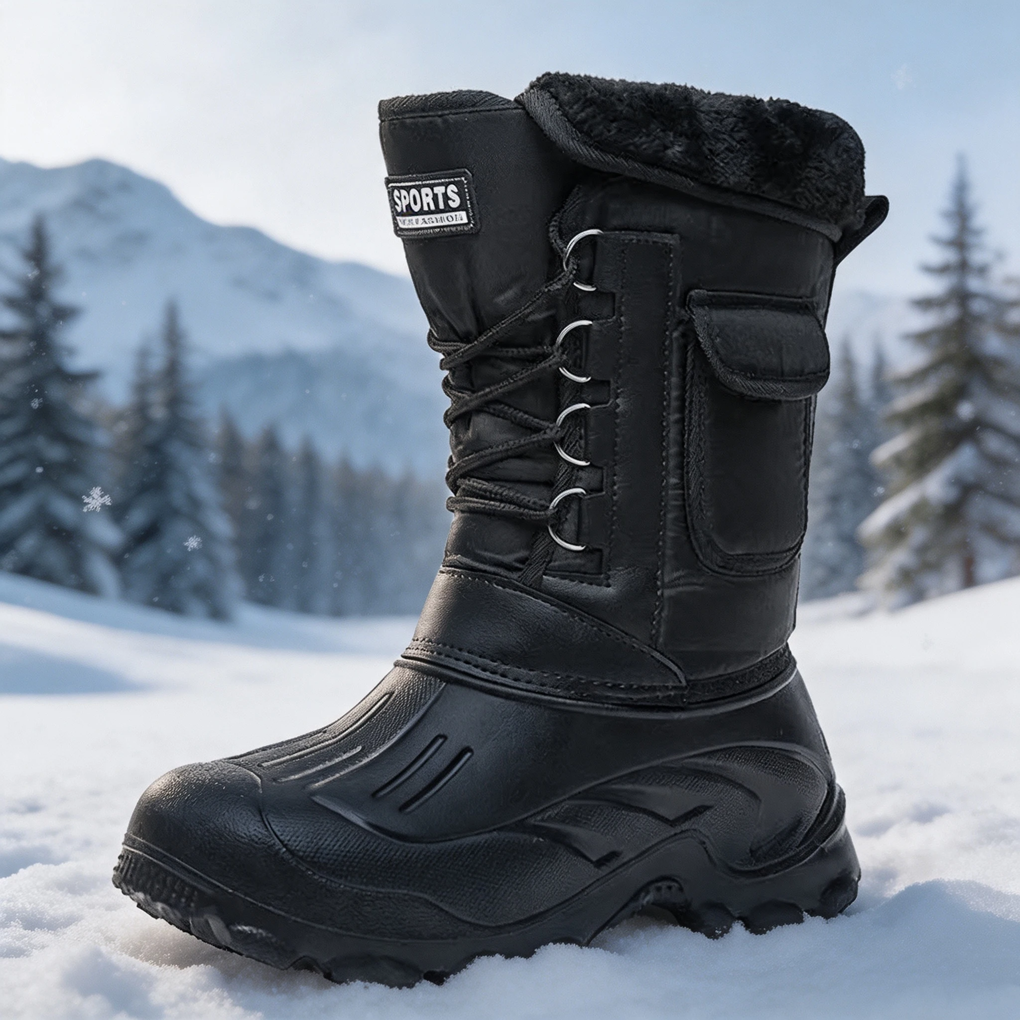 Fishing Boots - Erkek Kışlık Kar Botları Açık Hava