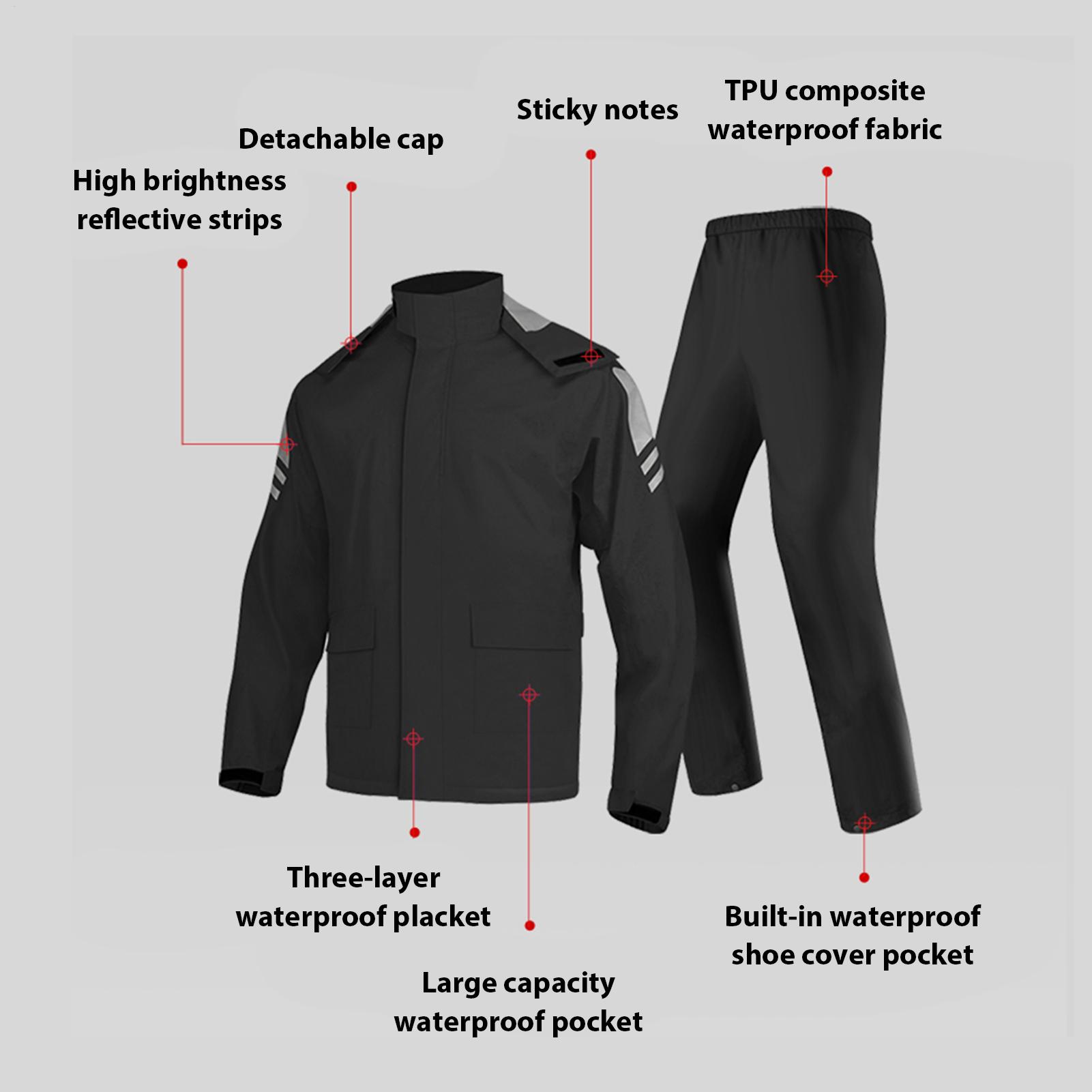 Erkekler için su geçirmez yağm - Fishing Rain Suit incelemesi ve fiyatı